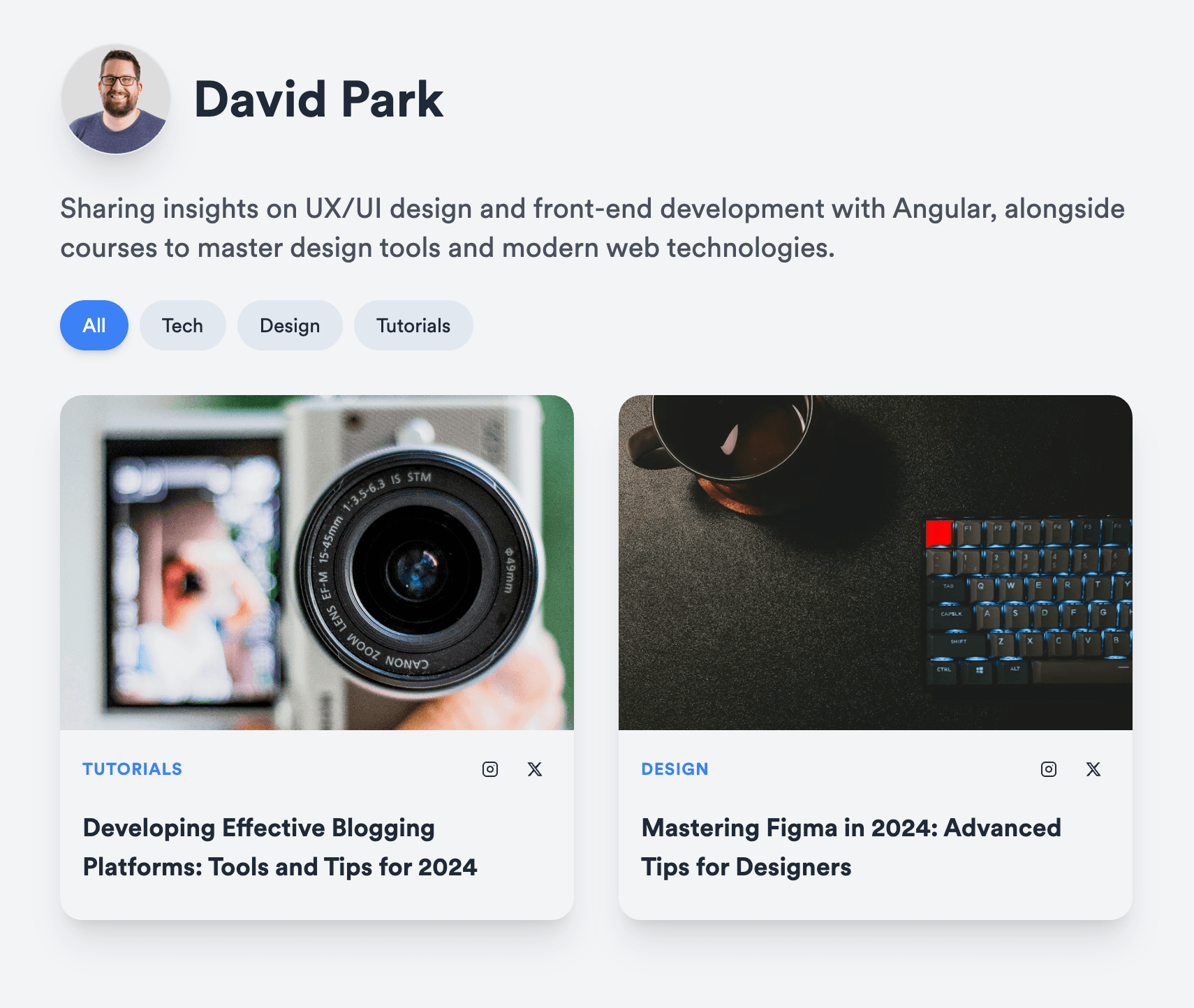 Blog demo